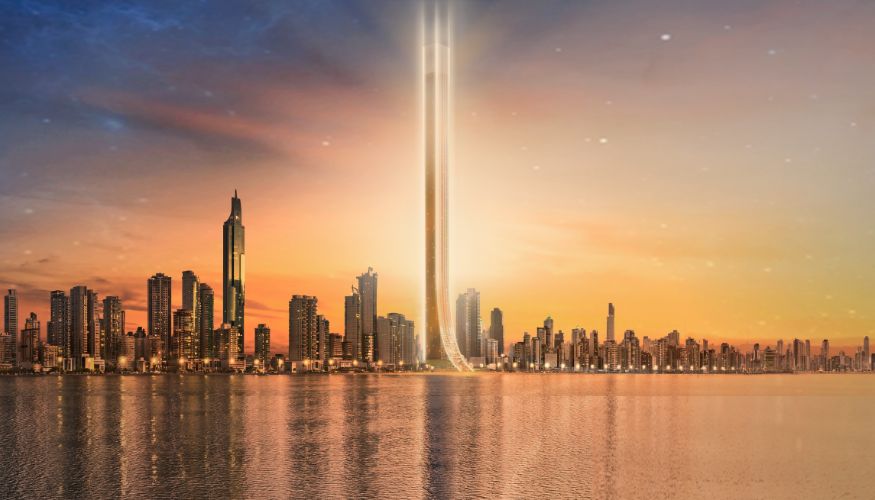 O Senna Tower foi projetado para ser o novo ícone da engenharia, a mais alta torre residencial do mundo.